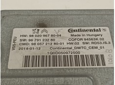Recambio de centralita start / stop para citroën berlingo station wagon xtr referencia OEM IAM 9802096780   2