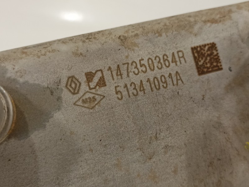 Recambio de enfriador egr para renault kangoo furgón compact professional referencia OEM IAM 147350364R  