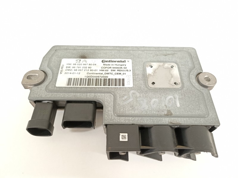 Recambio de centralita start / stop para citroën berlingo station wagon xtr referencia OEM IAM 9802096780  