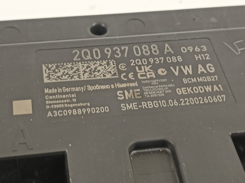 Recambio de modulo electronico para seat arona xperience referencia OEM IAM 2Q0937088A  