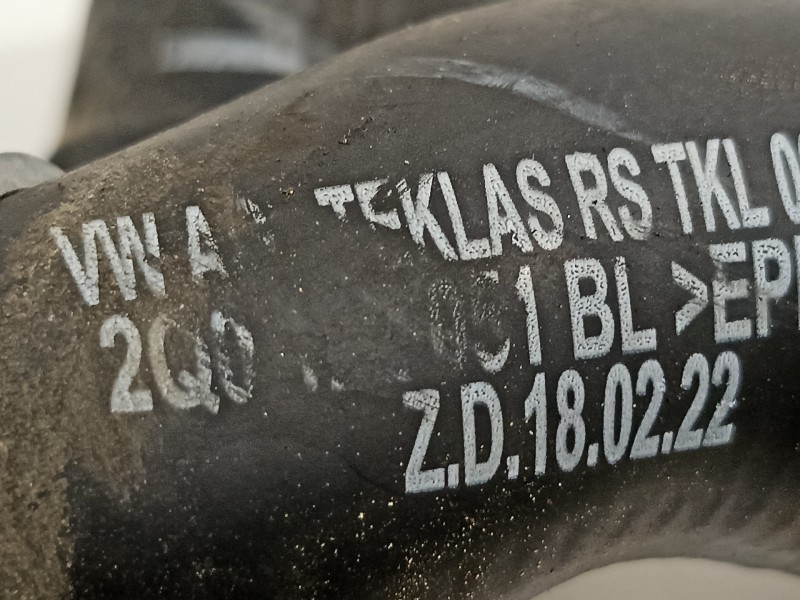 Recambio de tubo para seat arona xperience referencia OEM IAM 2Q0122051BL  