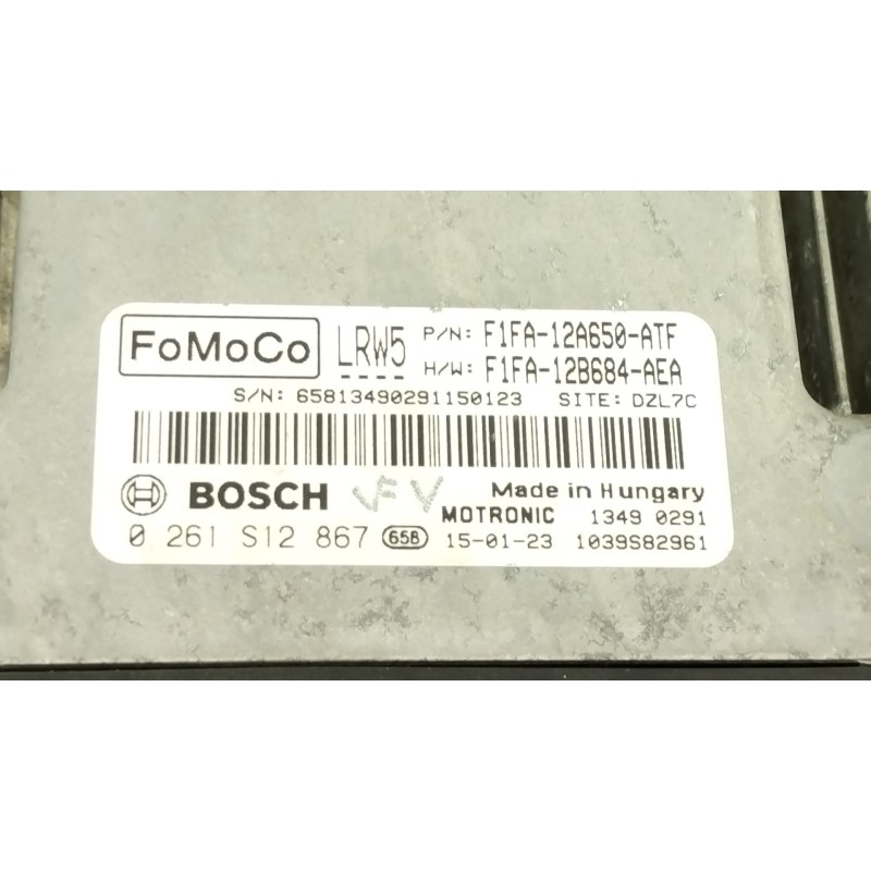 Recambio de centralita motor uce para ford focus lim. ambiente referencia OEM IAM F1FA12A650ATF F1FA12B684AEA 0261S12867