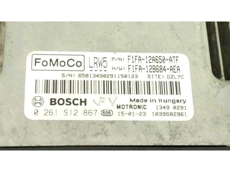 Recambio de centralita motor uce para ford focus lim. ambiente referencia OEM IAM F1FA12A650ATF F1FA12B684AEA 0261S12867