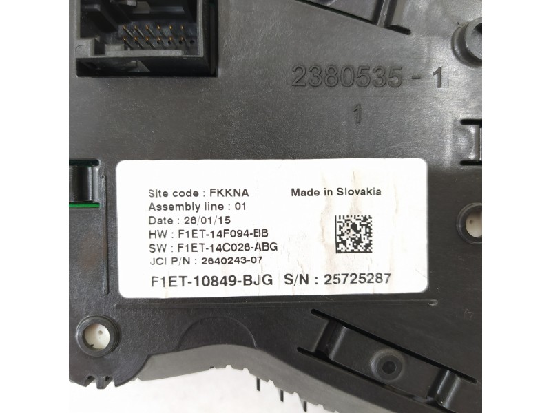 Recambio de cuadro instrumentos para ford focus lim. ambiente referencia OEM IAM F1ET10849BJG  
