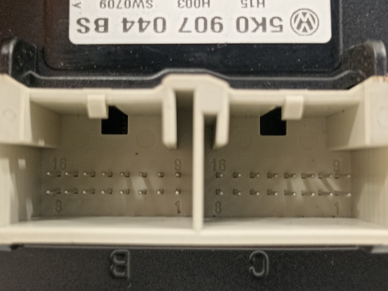 Recambio de mando climatizador para volkswagen golf vi (5k1) sport referencia OEM IAM 5K0907044BS  