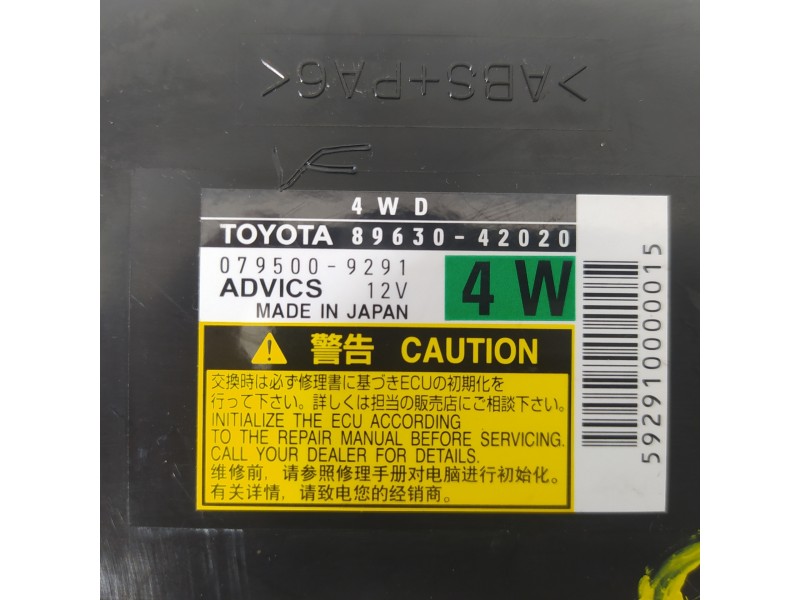 Recambio de modulo electronico para toyota rav 4 (a3) sol cross sport referencia OEM IAM 8963042020  