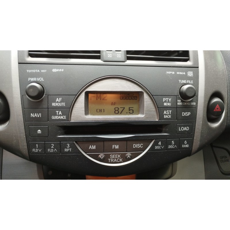 Recambio de sistema audio / radio cd para toyota rav 4 (a3) sol cross sport referencia OEM IAM 8612042220  