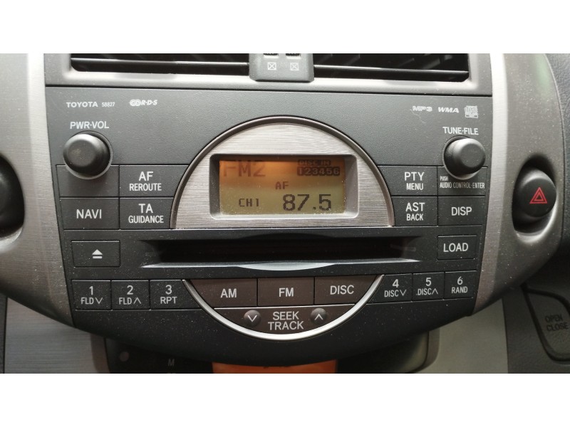 Recambio de sistema audio / radio cd para toyota rav 4 (a3) sol cross sport referencia OEM IAM 8612042220  