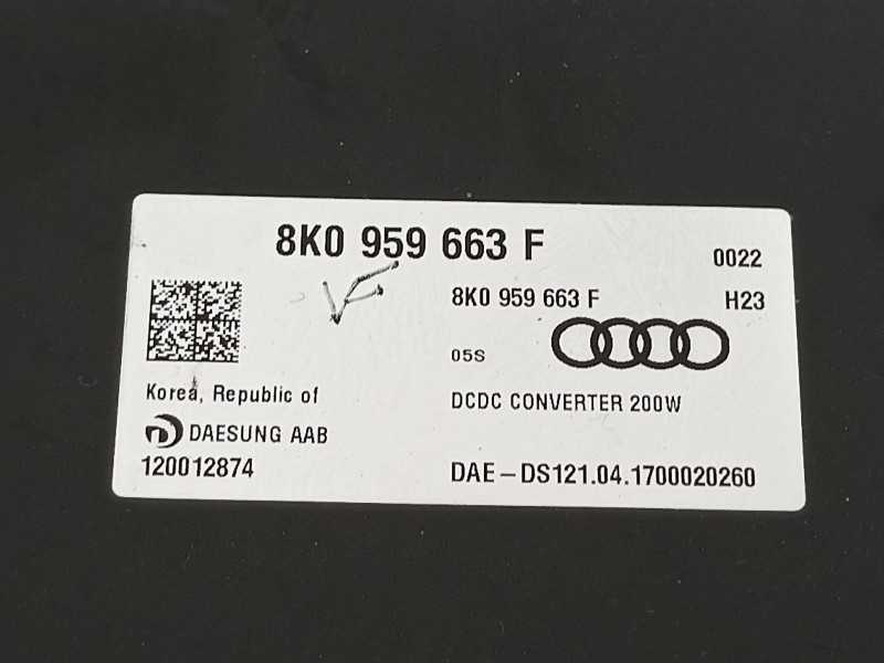 Recambio de modulo electronico para audi a1 (8xk) attraction referencia OEM IAM 8K0959663F  