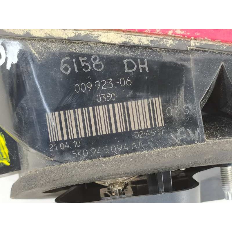 Recambio de piloto trasero derecho en porton para volkswagen golf vi (5k1) sport referencia OEM IAM 5K0945094AA  