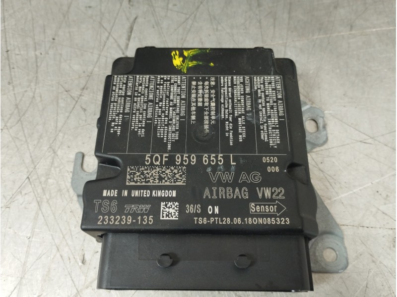 Recambio de kit airbag para seat ibiza (kj1) reference plus referencia OEM IAM 6F1819721 5QF959655L 