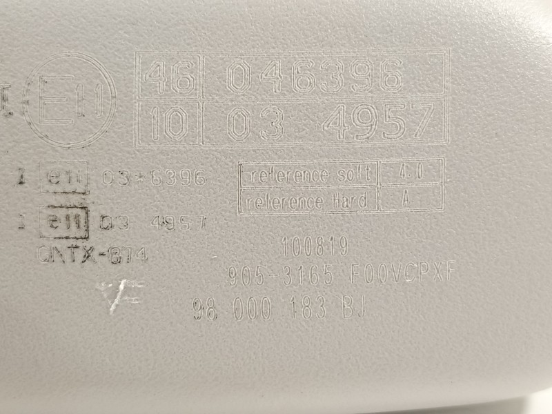 Recambio de espejo interior para citroën c4 picasso feel referencia OEM IAM 98000183BJ  