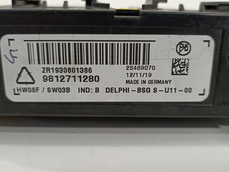 Recambio de modulo electronico para citroën c4 picasso feel referencia OEM IAM 9812711280  