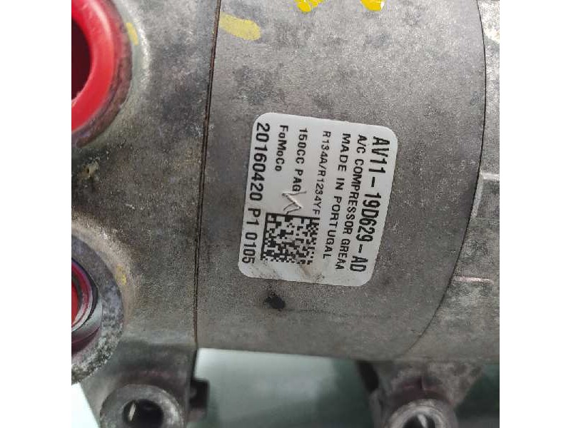 Recambio de compresor aire acondicionado para ford fiesta (ccn) trend referencia OEM IAM AV1119D629AD  