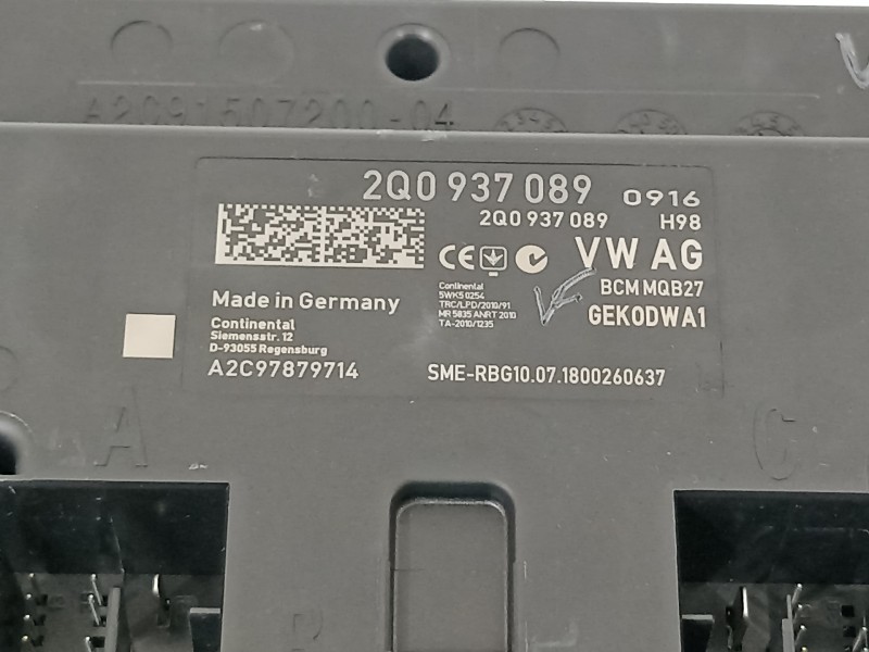 Recambio de modulo electronico para seat ibiza (kj1) reference plus referencia OEM IAM 2Q0937089  