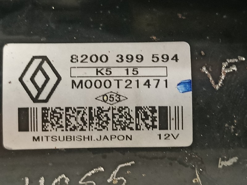 Recambio de motor arranque para renault scenic ii authentique referencia OEM IAM 8200399594  