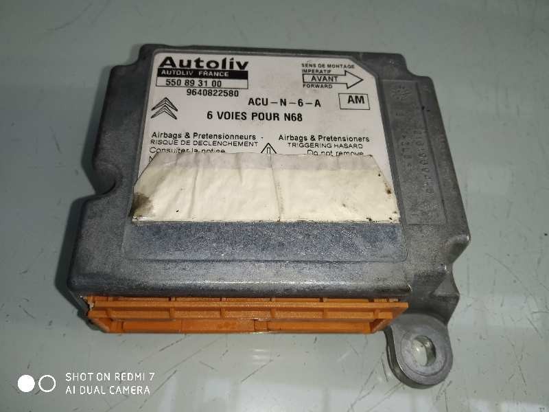 Recambio de centralita airbag para citroën xsara picasso 2.0 hdi referencia OEM IAM   