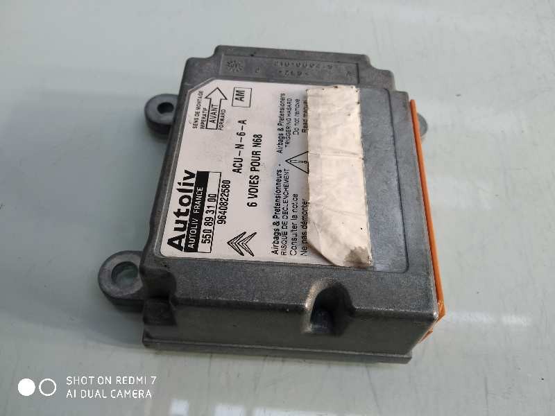 Recambio de centralita airbag para citroën xsara picasso 2.0 hdi referencia OEM IAM   