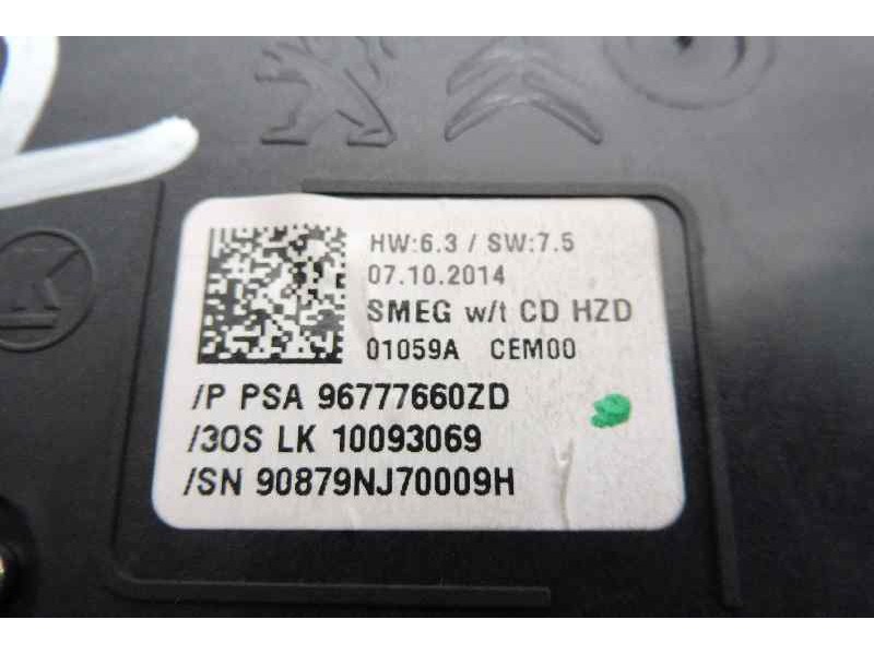 Recambio de mando multifuncion para peugeot 308 sw allure referencia OEM IAM 96777660ZD  