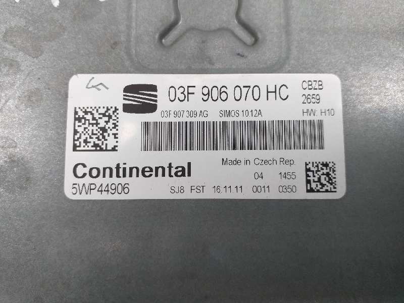 Recambio de centralita motor uce para seat leon (1p1) reference copa referencia OEM IAM 03F906070HC 5WP44906 03F907309AG