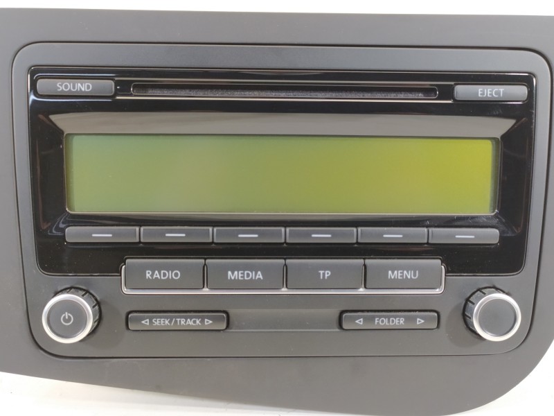 Recambio de sistema audio / radio cd para seat leon (1p1) reference copa referencia OEM IAM 5P0035186B  