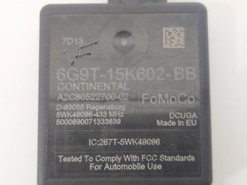 Recambio de modulo electronico para ford kuga (cbs) st-line referencia OEM IAM 6G9T15K602  