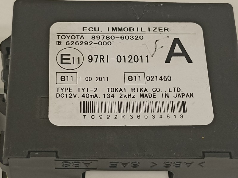 Recambio de modulo electronico para toyota land cruiser (j12) 3.0 d-4d gx referencia OEM IAM 8978060320  