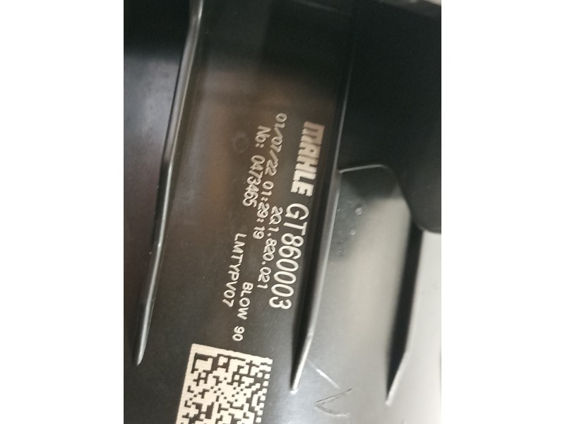 Recambio de ventilador calefaccion para seat arona xperience referencia OEM IAM 2Q1820021  