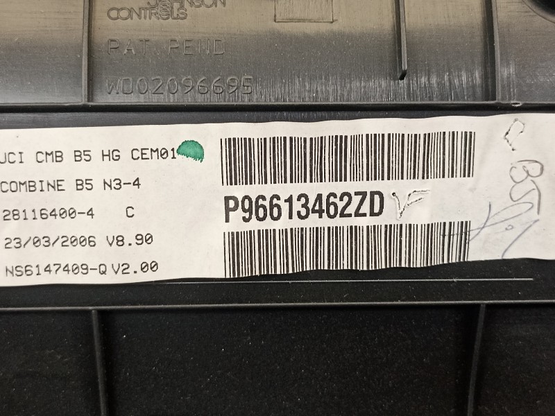 Recambio de cuadro instrumentos para citroën c4 berlina collection referencia OEM IAM 96613462ZD  