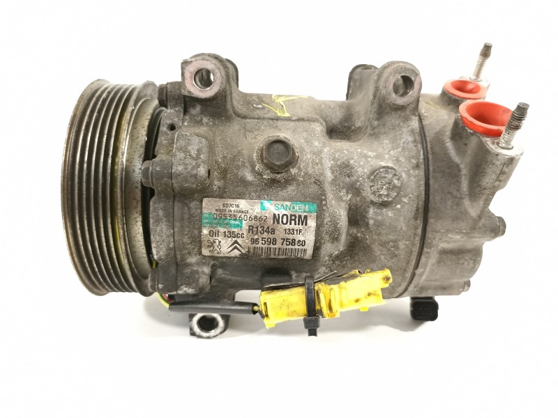 Recambio de compresor aire acondicionado para peugeot 308 sw premium referencia OEM IAM 9659875880  