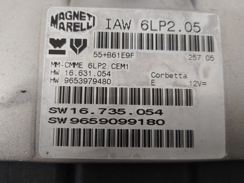 Recambio de centralita motor uce para peugeot 307 berlina (s2) x-line referencia OEM IAM 9659099180  