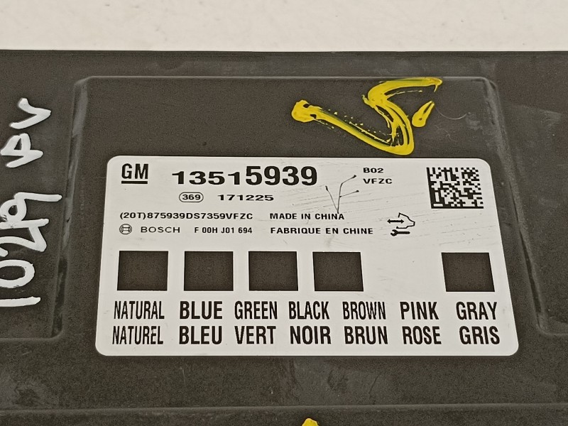 Recambio de modulo electronico para opel corsa e selective referencia OEM IAM 13515939  