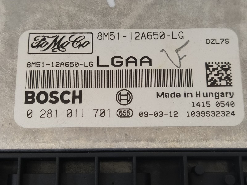 Recambio de centralita motor uce para ford focus lim. (cb4) business referencia OEM IAM 8M5112A650LG 0281011701 