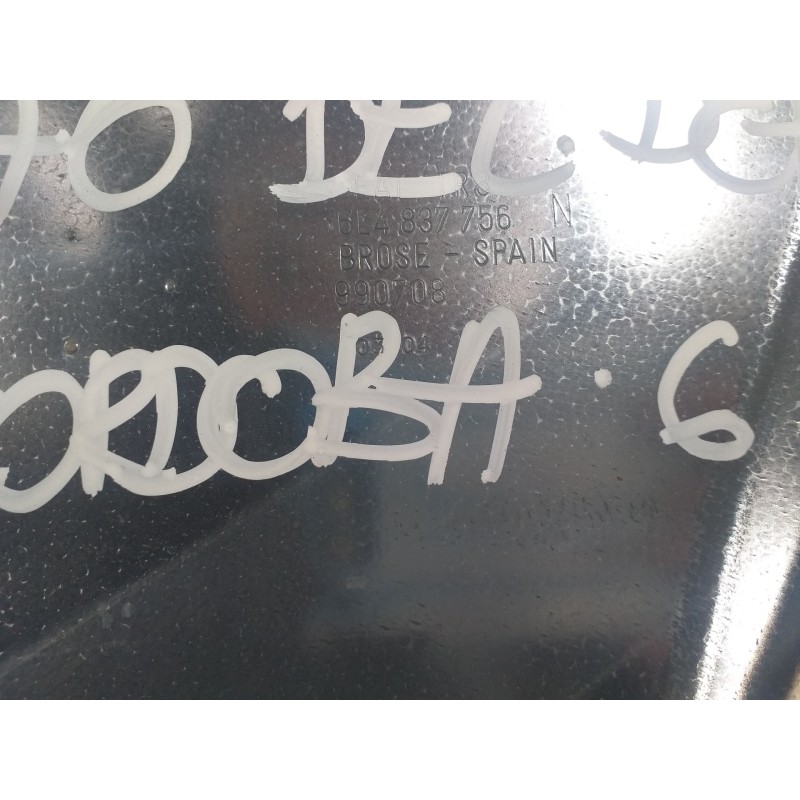 Recambio de elevalunas delantero derecho para seat cordoba berlina (6l2) reference referencia OEM IAM 6L4837752DJ 6L4837756N 
