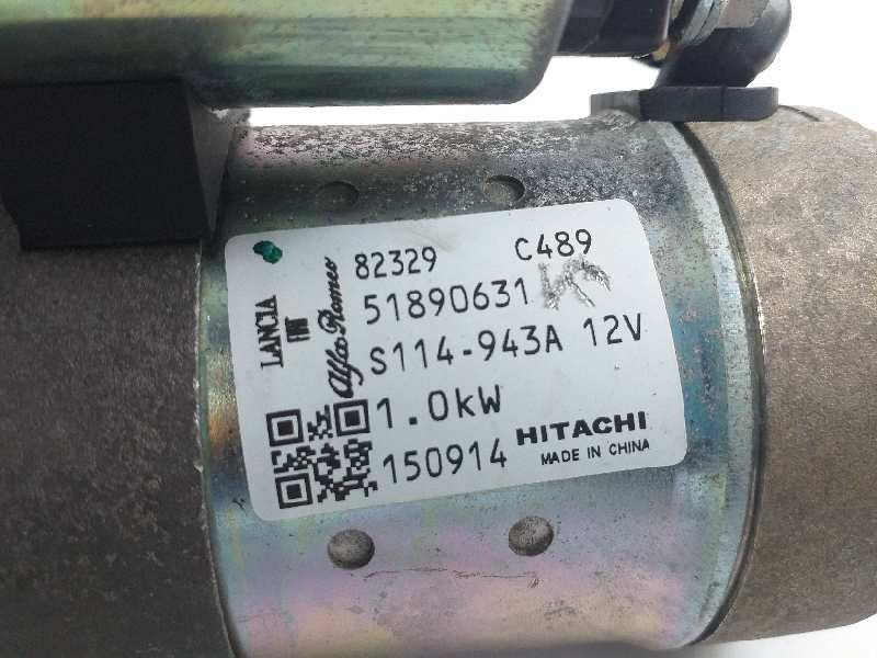 Recambio de motor arranque para fiat nuova 500 (150) lounge referencia OEM IAM 51890631  