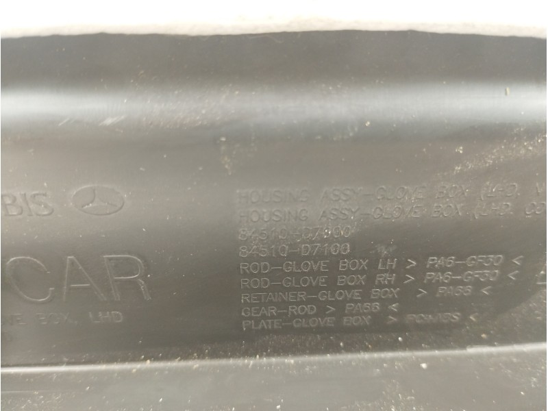 Recambio de guantera para hyundai tucson essence 2wd referencia OEM IAM 84510D7000 84510D7100 