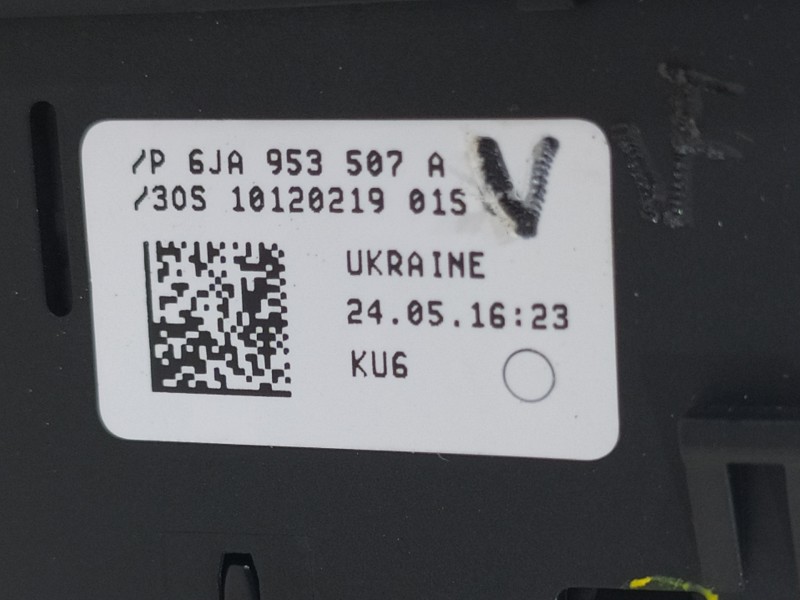 Recambio de warning para seat toledo (kg3) 1.2 tsi referencia OEM IAM 6JA953507A 10120219 