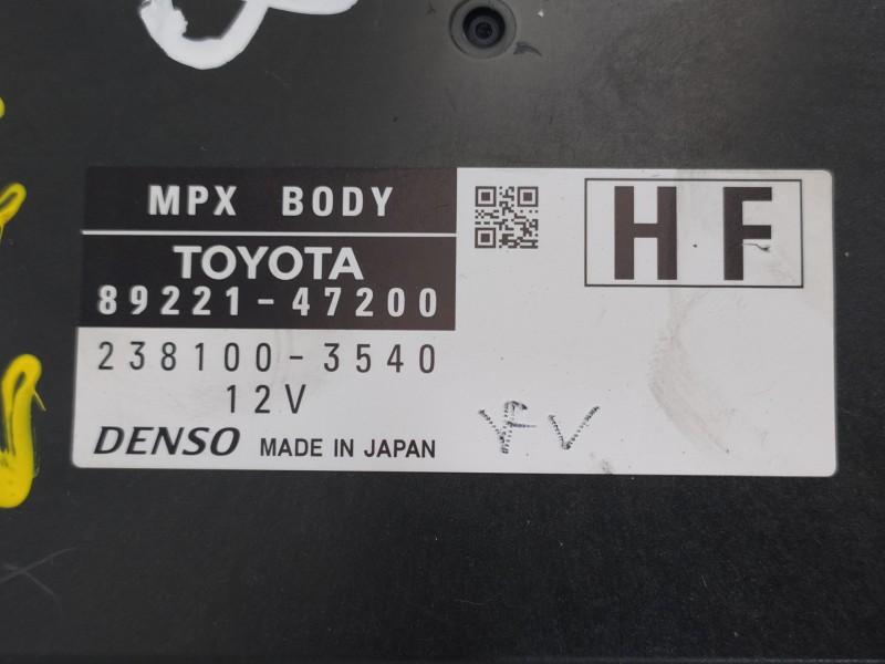 Recambio de modulo electronico para toyota prius zvw40(w)/zvw40l (zvw40) referencia OEM IAM 8922147200 8273047550 2381003540