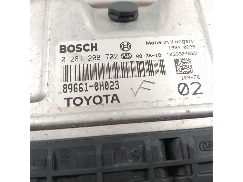 Recambio de centralita motor uce para peugeot 107 urban referencia OEM IAM 896610H023 0261208702 