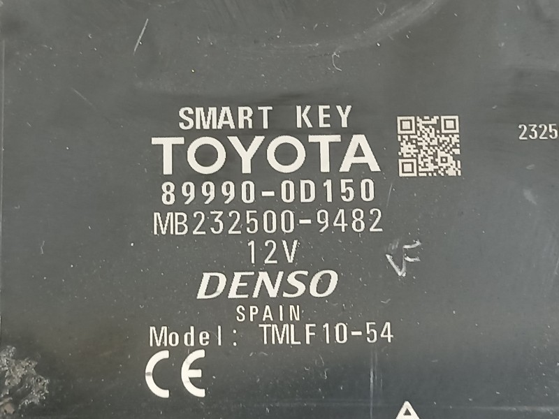 Recambio de modulo electronico para toyota yaris hsd active referencia OEM IAM 899900D150 MB2325009482 
