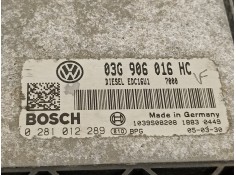 Recambio de centralita motor uce para seat altea (5p1) stylance / style referencia OEM IAM 03G906016HC 0281012289  2