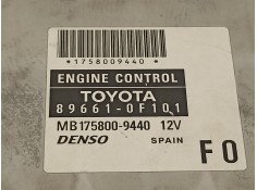 Recambio de centralita motor uce para toyota corolla verso (r1) 2.2 d-4d luna referencia OEM IAM 896610F101 1758009440  2