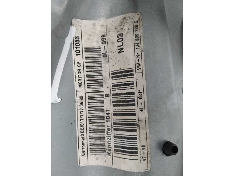 Recambio de elevalunas trasero izquierdo para volkswagen golf iv berlina (1j1) conceptline referencia OEM IAM 1J4839729G 1J49598