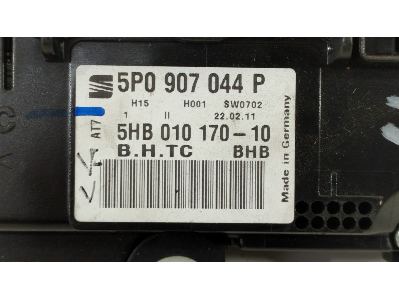 Recambio de mando climatizador para seat leon (1p1) reference copa referencia OEM IAM 5P0907044P  