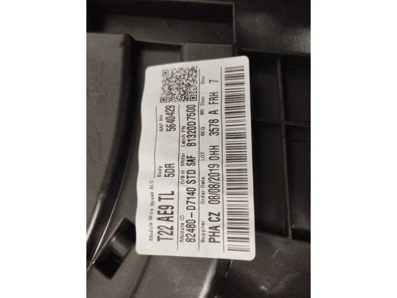 Recambio de elevalunas delantero derecho para hyundai tucson essence 2wd referencia OEM IAM 82480D7140 82460D7010 