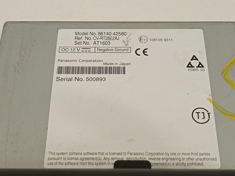 Recambio de sistema navegacion gps para toyota rav 4 advance hybrid referencia OEM IAM 8614042580  
