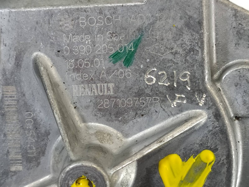 Recambio de motor limpia trasero para renault megane iv berlina 5p zen referencia OEM IAM 287109757R  