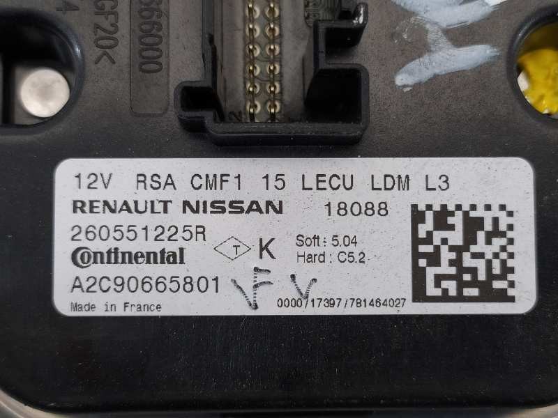 Recambio de centralita faros xenon para renault megane iv berlina 5p zen referencia OEM IAM 260551225R  