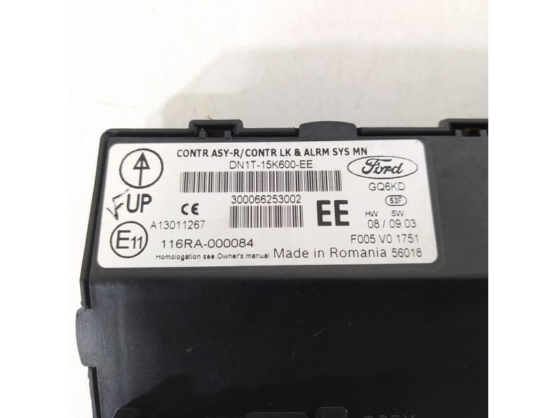 Recambio de modulo electronico para ford fiesta (ccn) trend referencia OEM IAM DN1T15K600EE 300066253002 