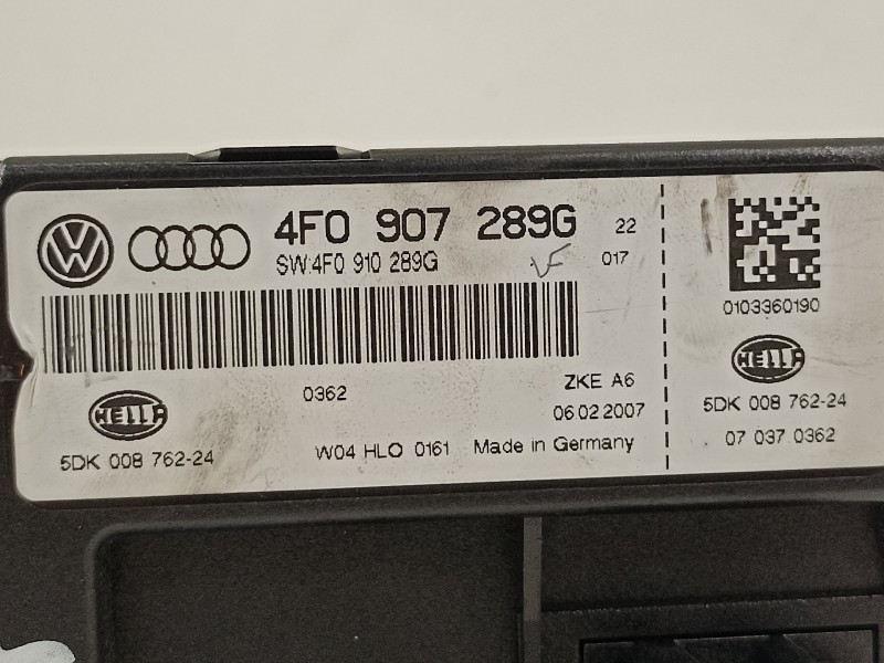Recambio de modulo electronico para audi s6 berlina (4f2) 5.2 referencia OEM IAM 4F0907289G  